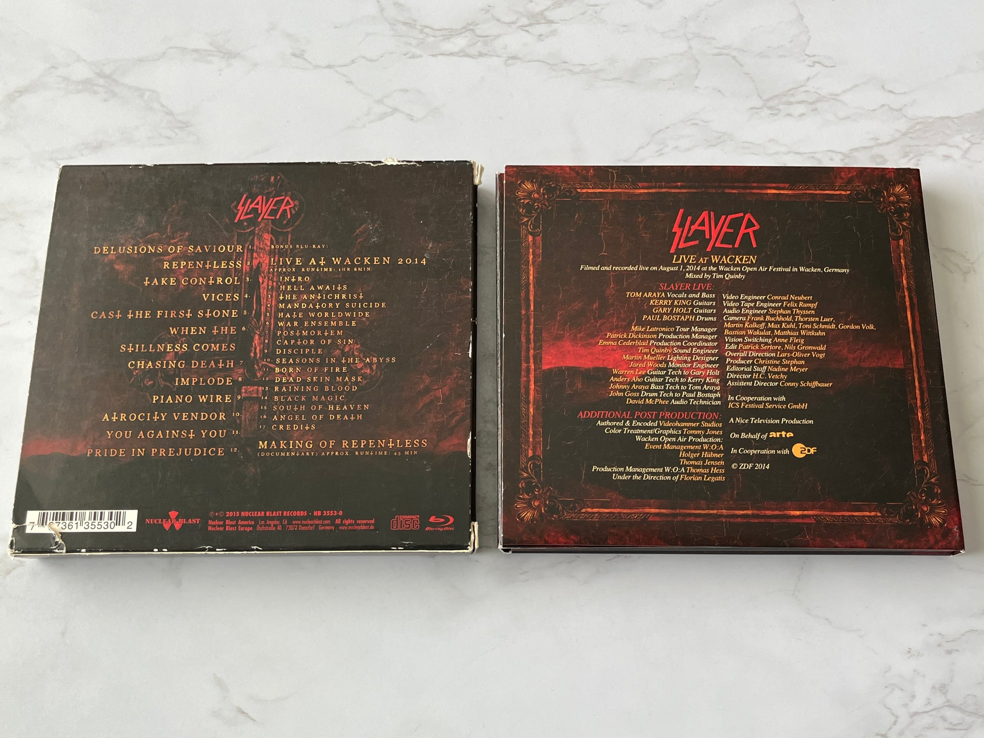 Slayer – Repentless (CD + Blu-ray Limited Edition) (2015)
