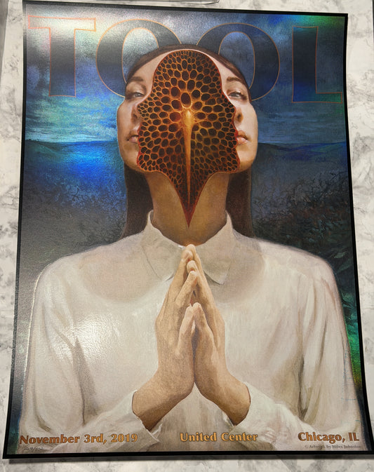 TOOL Poster Chicago 2019 LOW NUMBER 269/750 United Center Miles Johnston