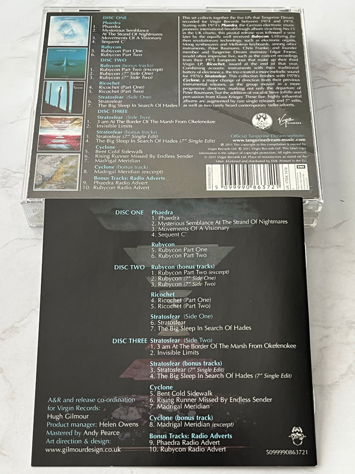 Tangerine Dream – The Virgin Years 1974-1978 (3-CD Box Set) (2011)