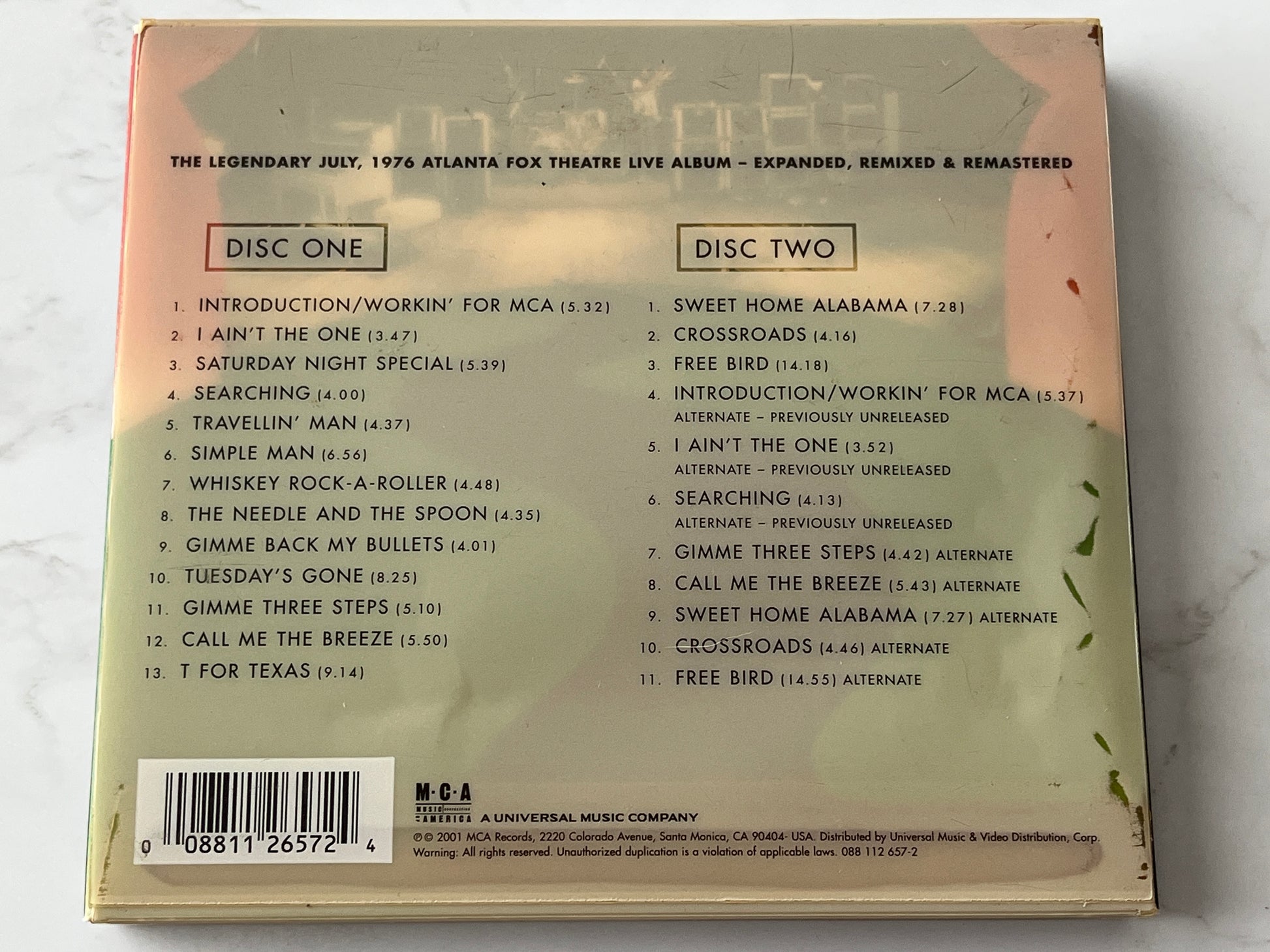 Lynyrd Skynyrd – One More From The Road (25th Anniversary Deluxe Edition) (2-CD Set) (2001)