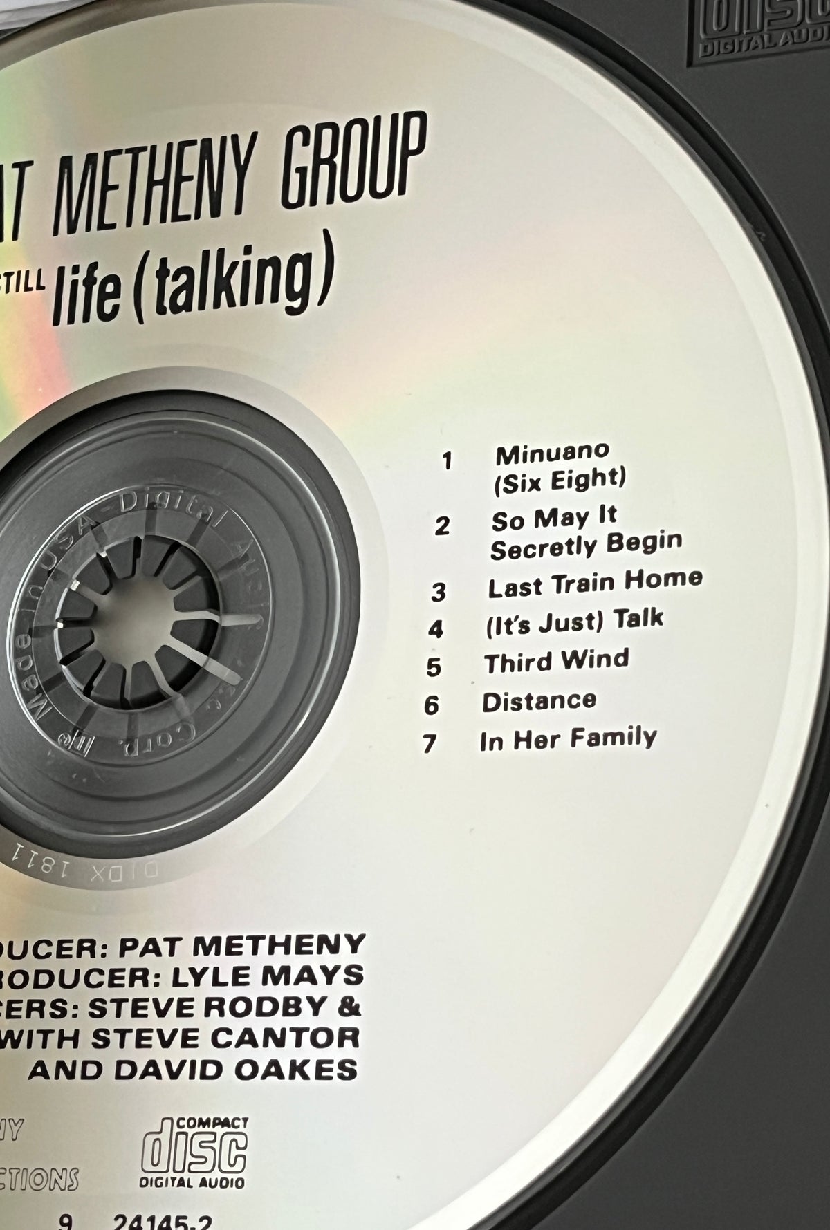 Pat Metheny Group – Still Life (Talking) (1987) [DADC PRESS]