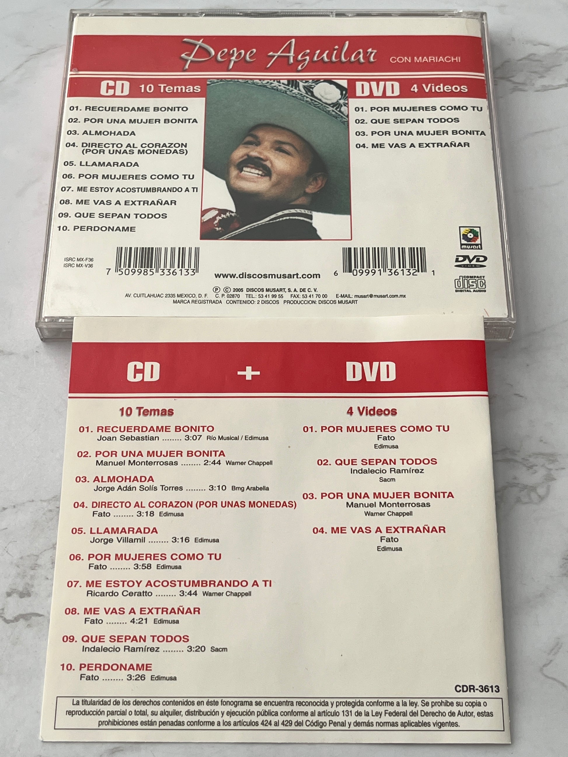 Pepe Aguilar – Con Mariachi (CD+DVD) (2005)