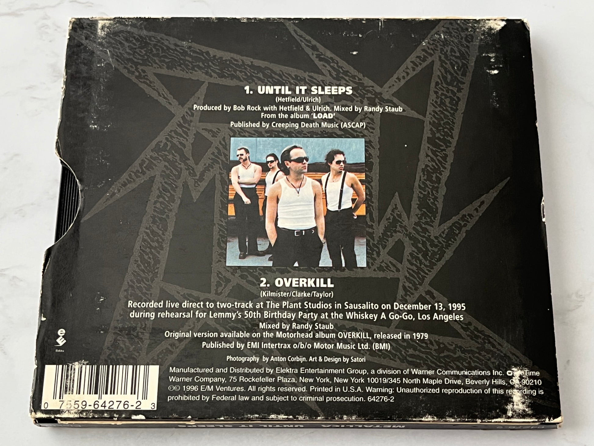 Metallica – Until It Sleeps (CD Single) (1996)
