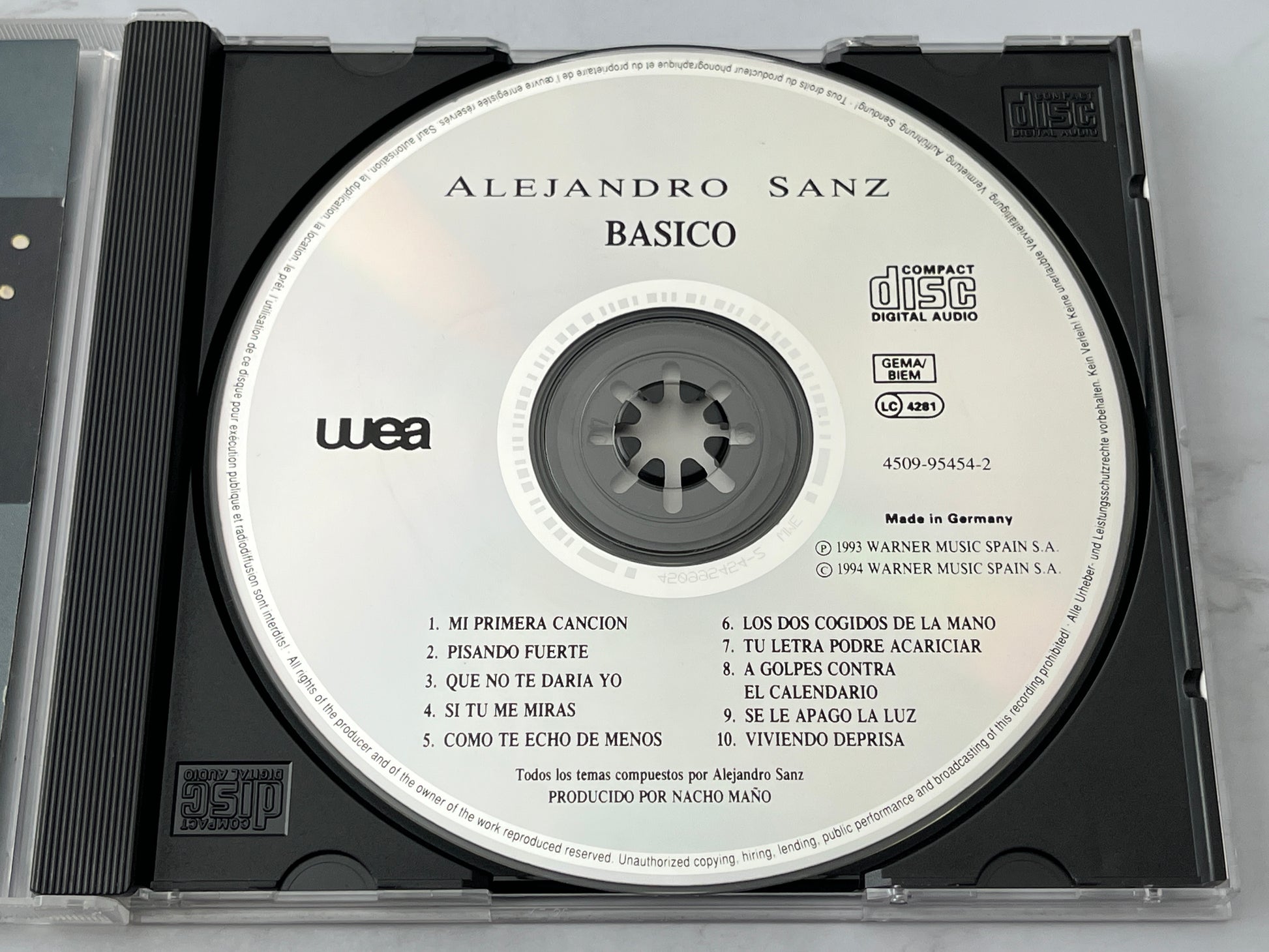 Alejandro Sanz – Basico (1994) [GERMAN PRESS]
