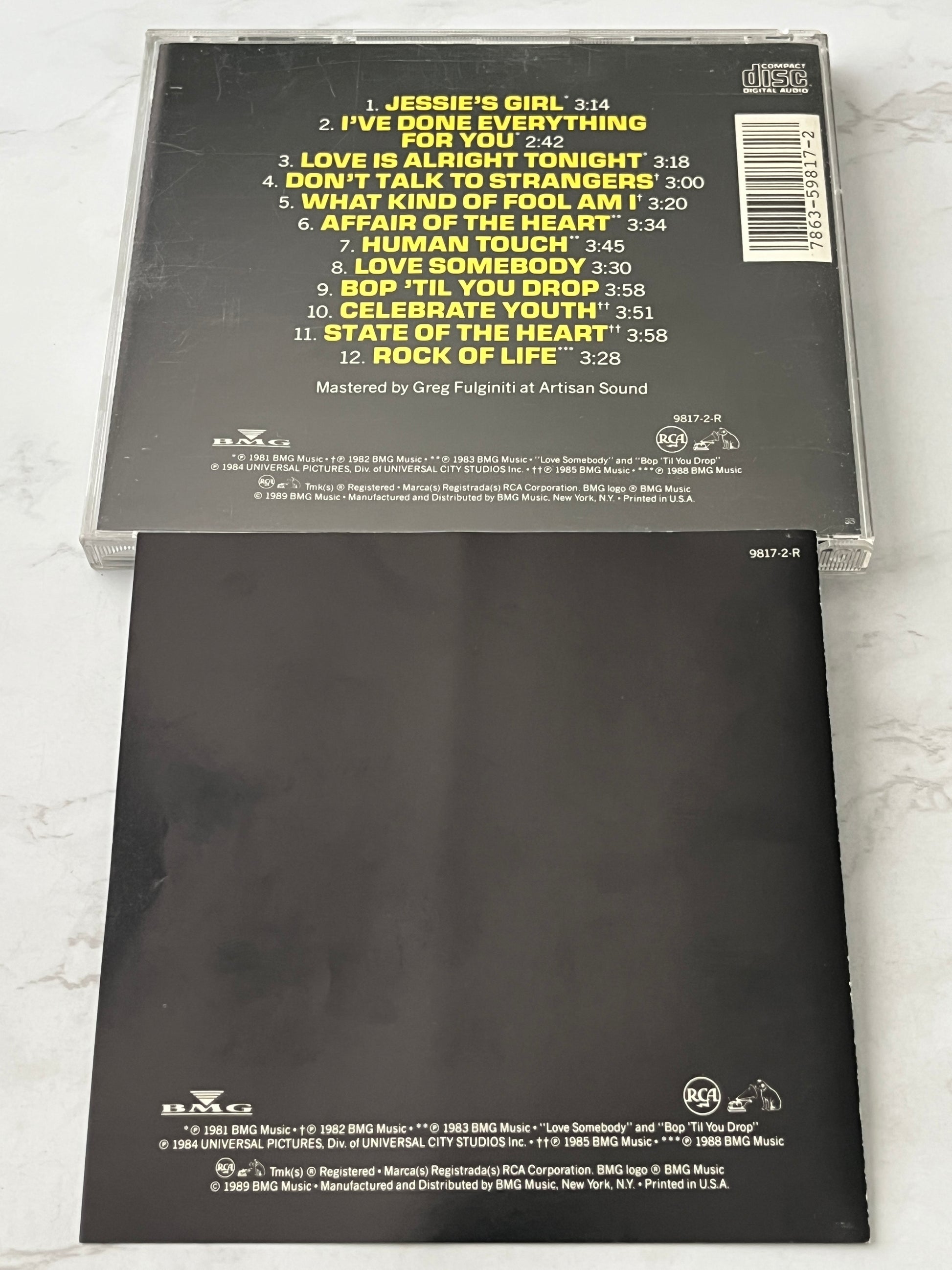 Rick Springfield – Rick Springfield's Greatest Hits (1989)