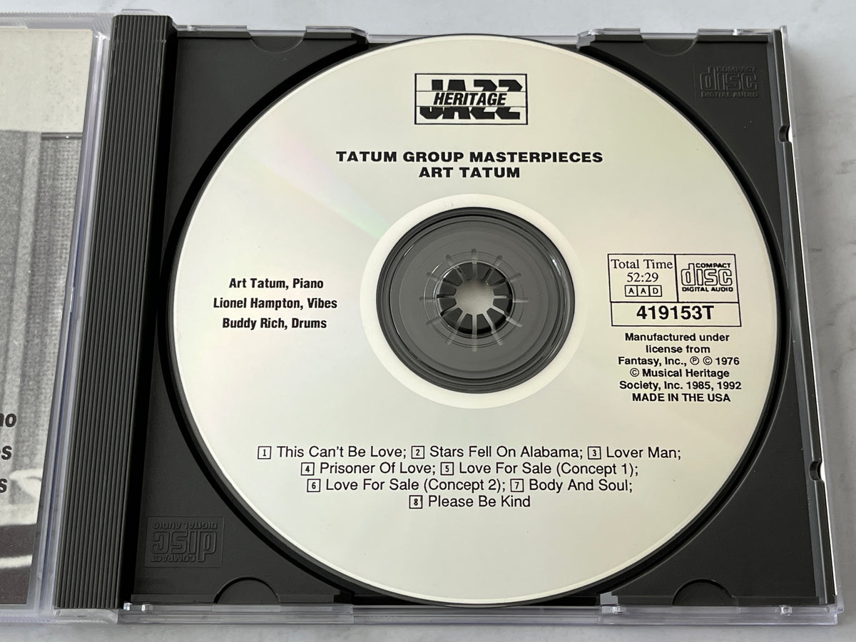 Art Tatum – The Tatum Group Masterpieces (1992)