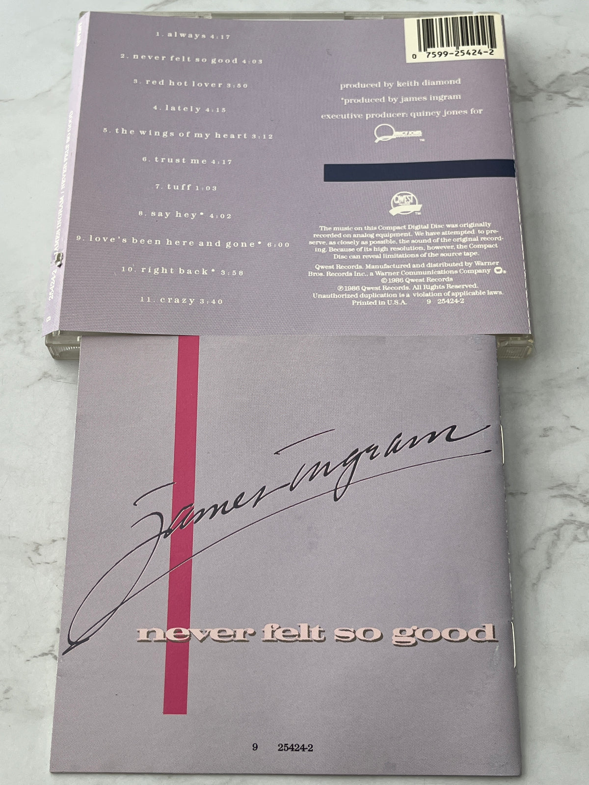 James Ingram – Never Felt So Good (1986) [W GERMANY TARGET ERA]