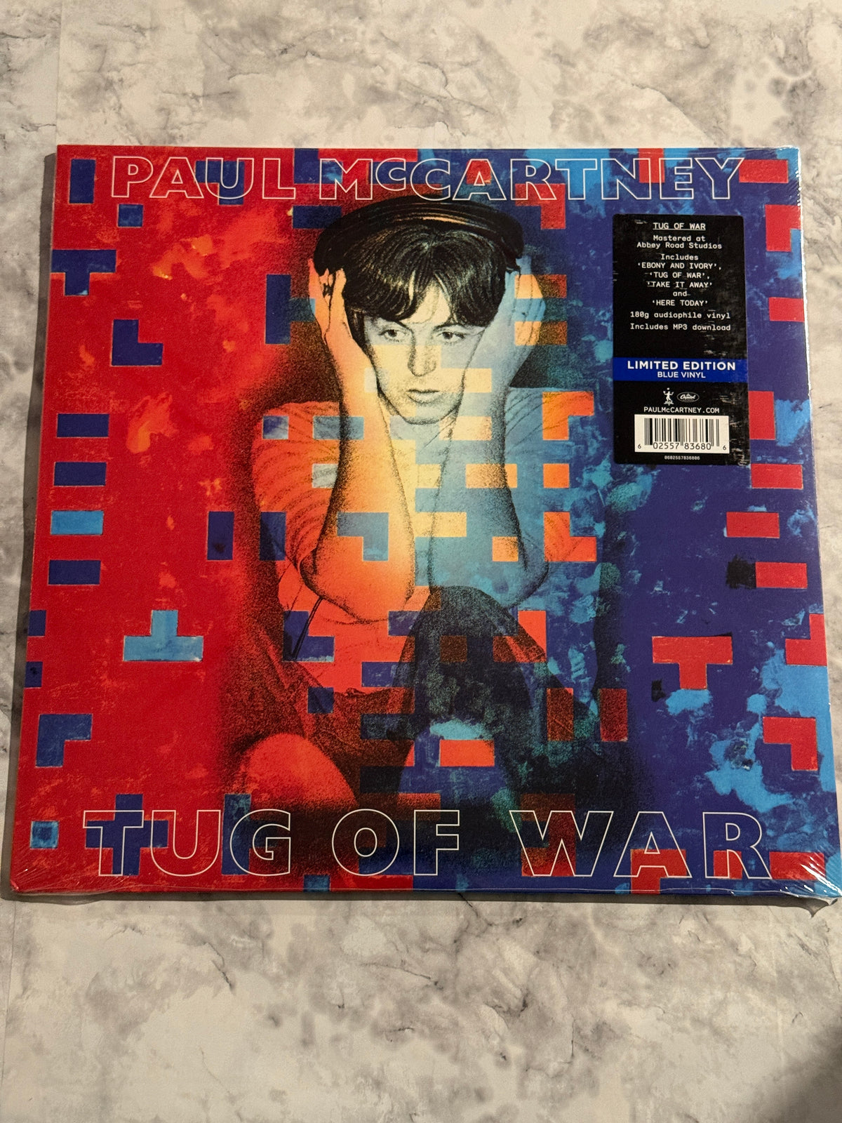 Paul McCartney Tug Of War LP SEALED! BLUE VINYL 2017 LIMITED 180gm Abbey Road