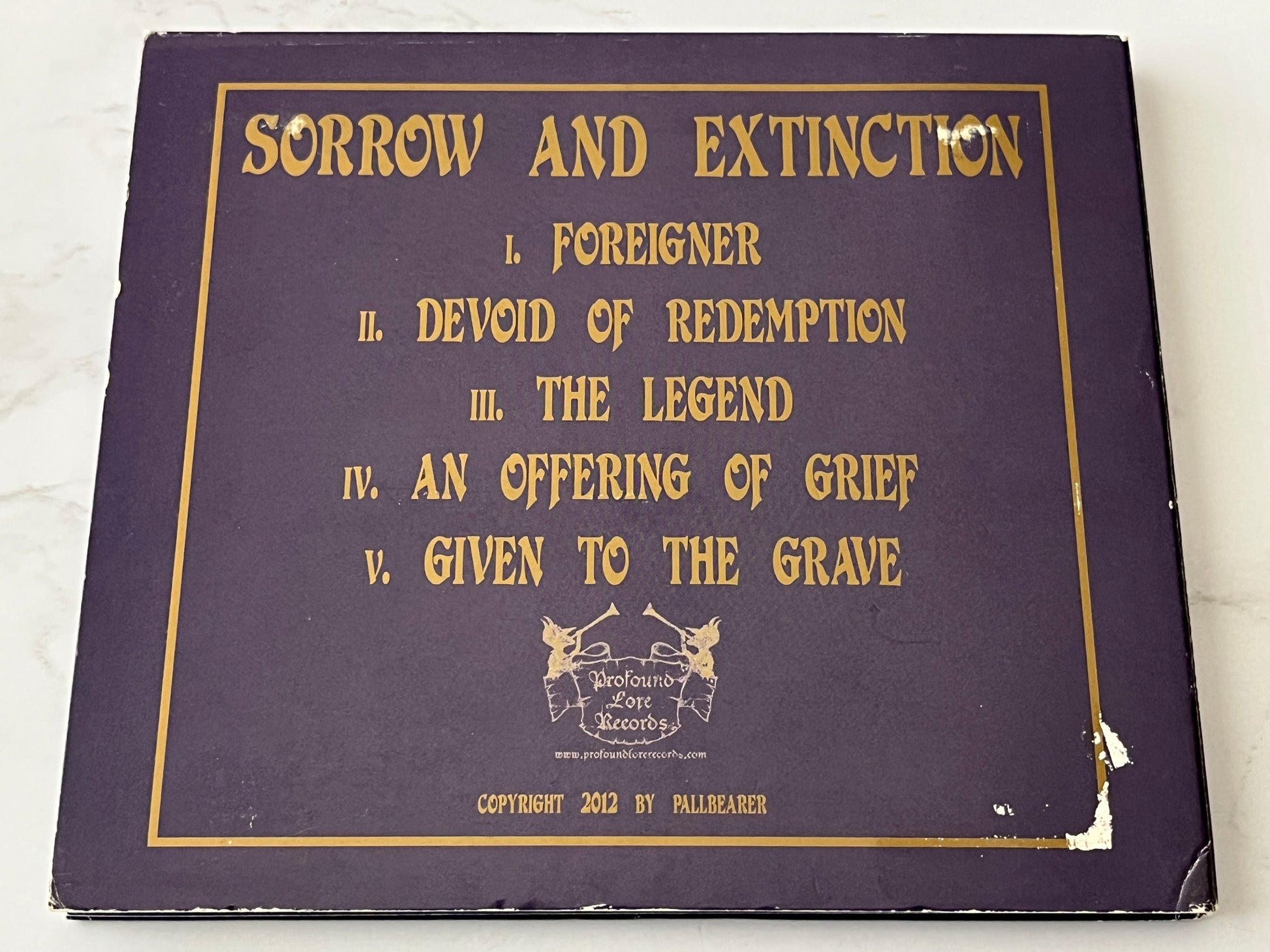 Pallbearer – Sorrow and Extinction (2012)