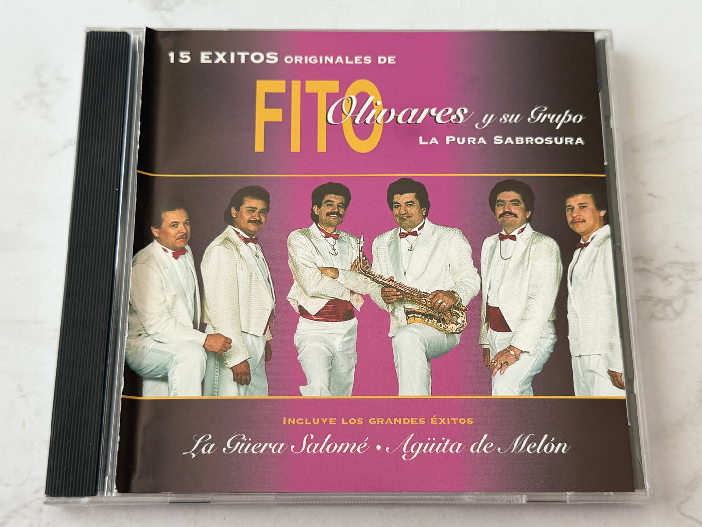 Fito Olivares Y Su Grupo – La Pura Sabrosura — 15 Éxitos Originales (2002)
