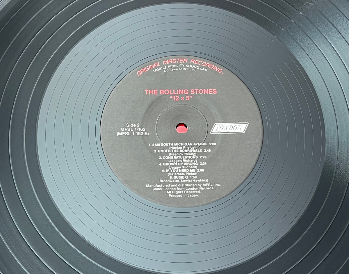 Rolling Stones 12 x 5 LP 1984 Mobile Fidelity Sound Lab MFSL 1-162 MADE IN JAPAN