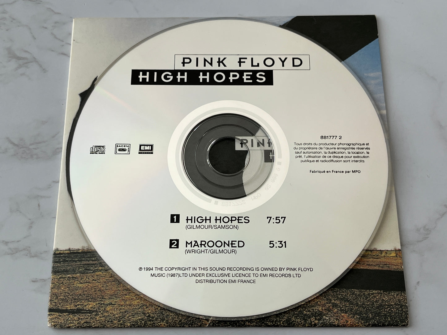 Pink Floyd – High Hopes (CD Single) (1994)