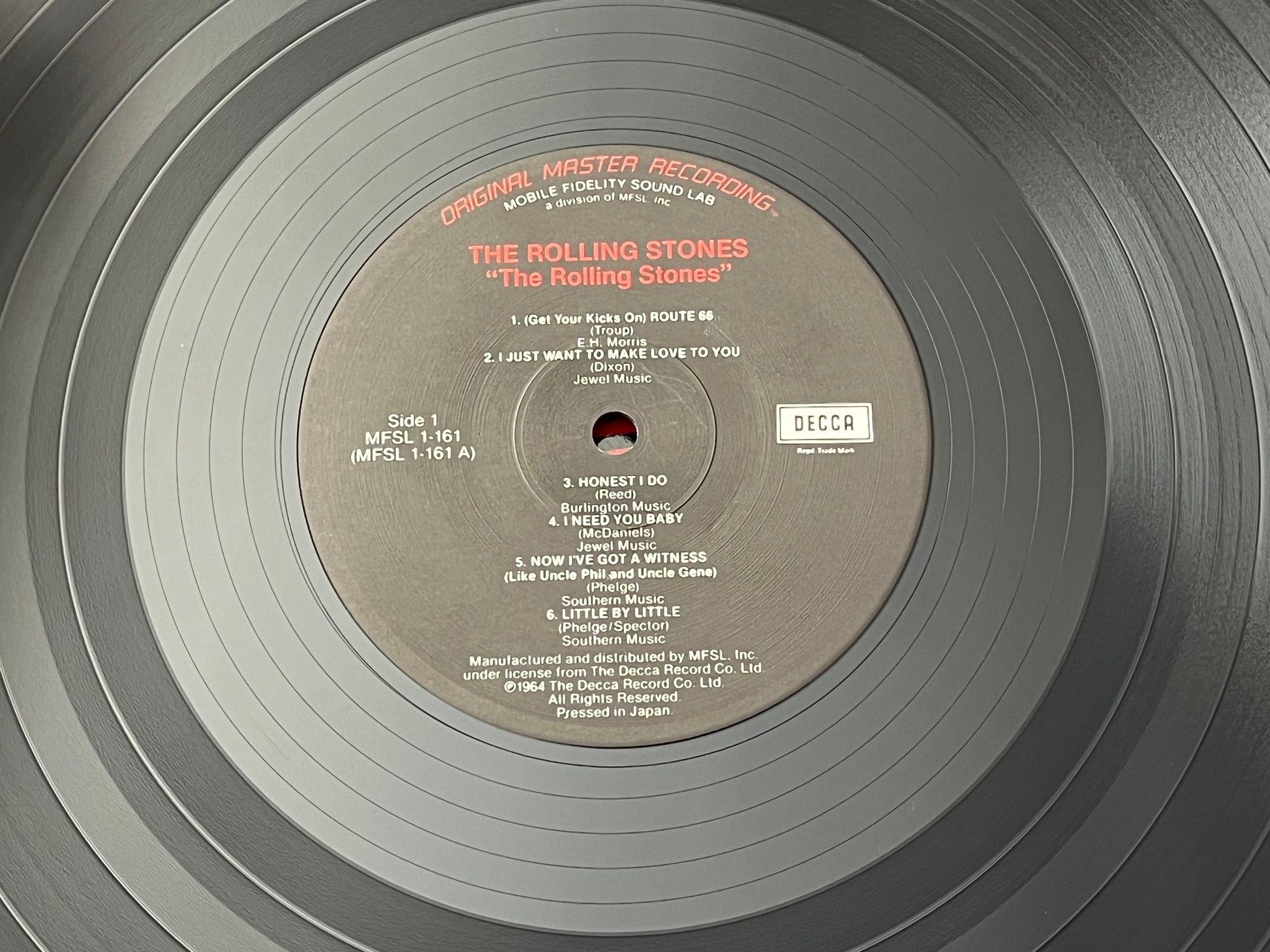Rolling Stones England's Newest Hit Makers LP 1984 Mobile Fidelity MADE IN JAPAN