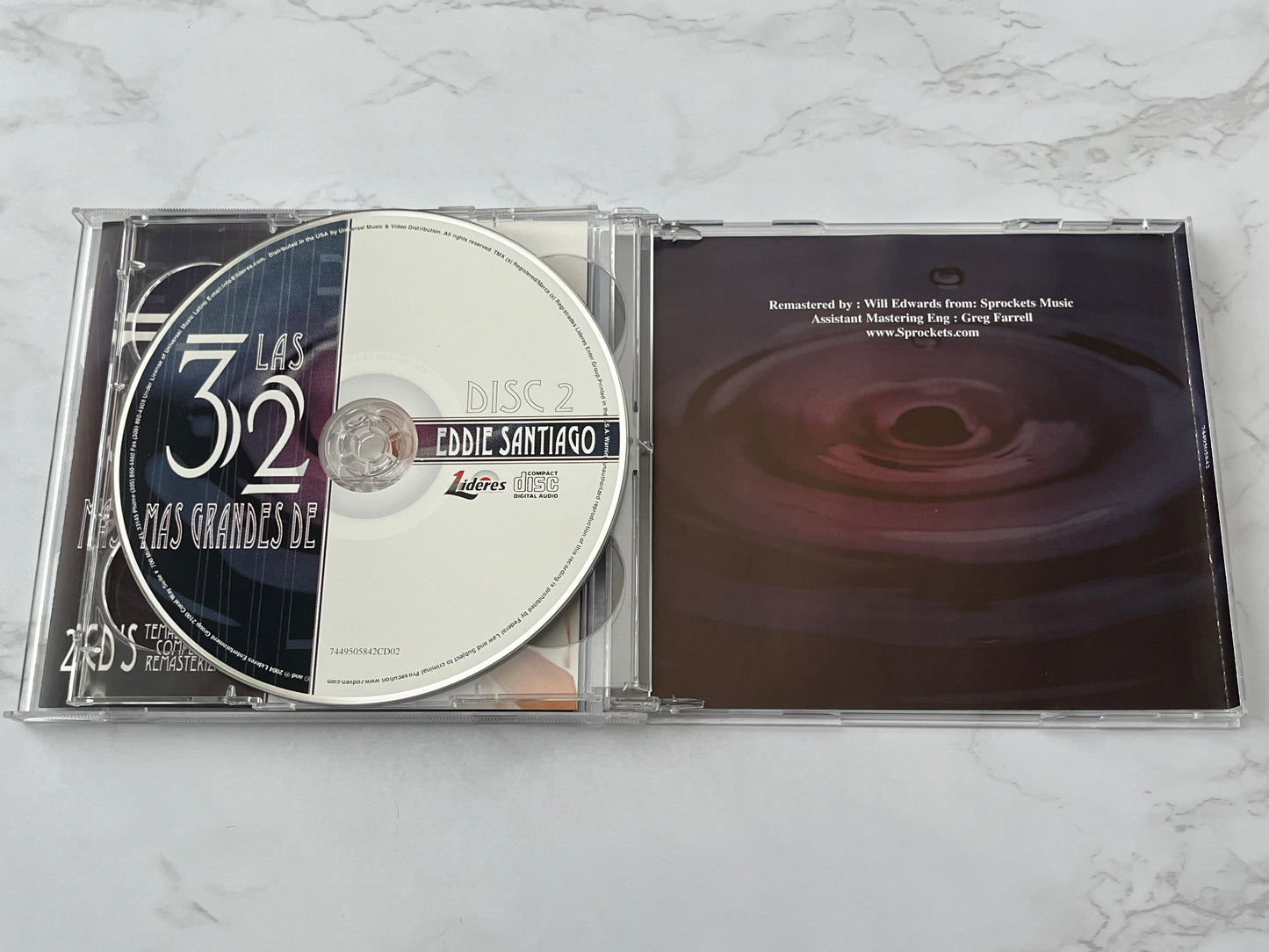 Eddie Santiago – Las 32 Más Grandes de Eddie Santiago (2-CD Set) (2004)