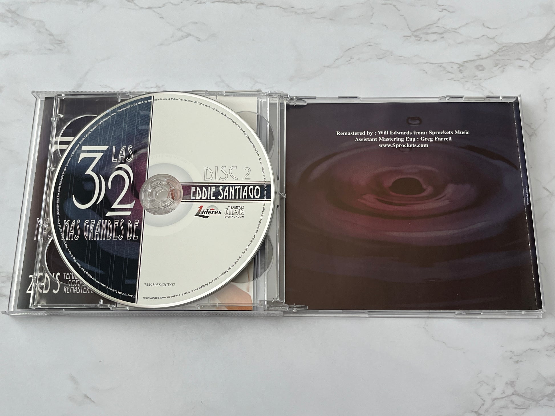 Eddie Santiago – Las 32 Más Grandes de Eddie Santiago (2-CD Set) (2004)