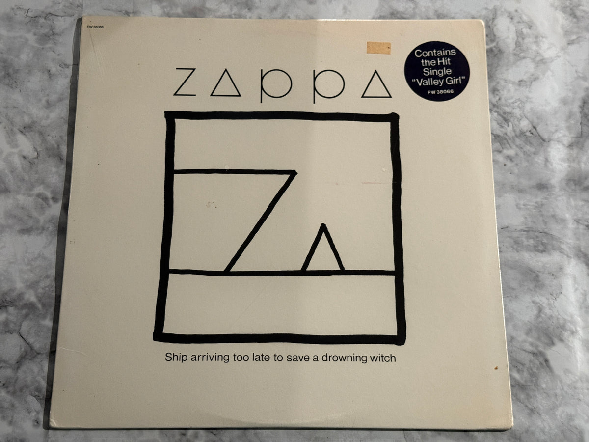Frank Zappa Ship Arriving Too Late LP SEALED! 1982 Valley Girl w/Hype Sticker!