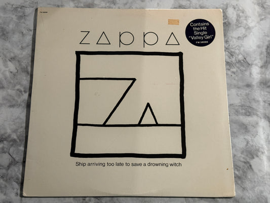 Frank Zappa Ship Arriving Too Late LP SEALED! 1982 Valley Girl w/Hype Sticker!