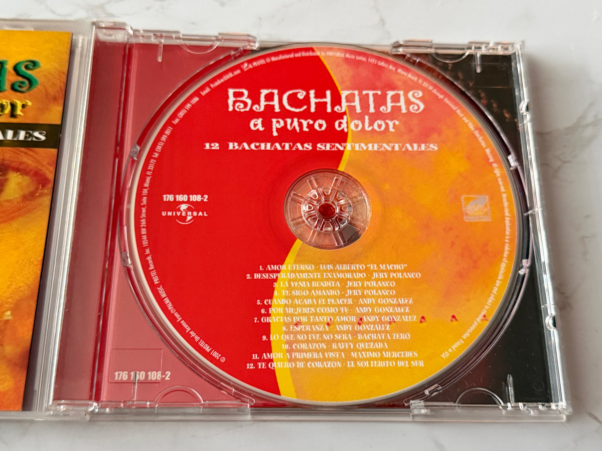 Bachatas A Puro Dolor - 12 Bachatas Sentimentales (2001)