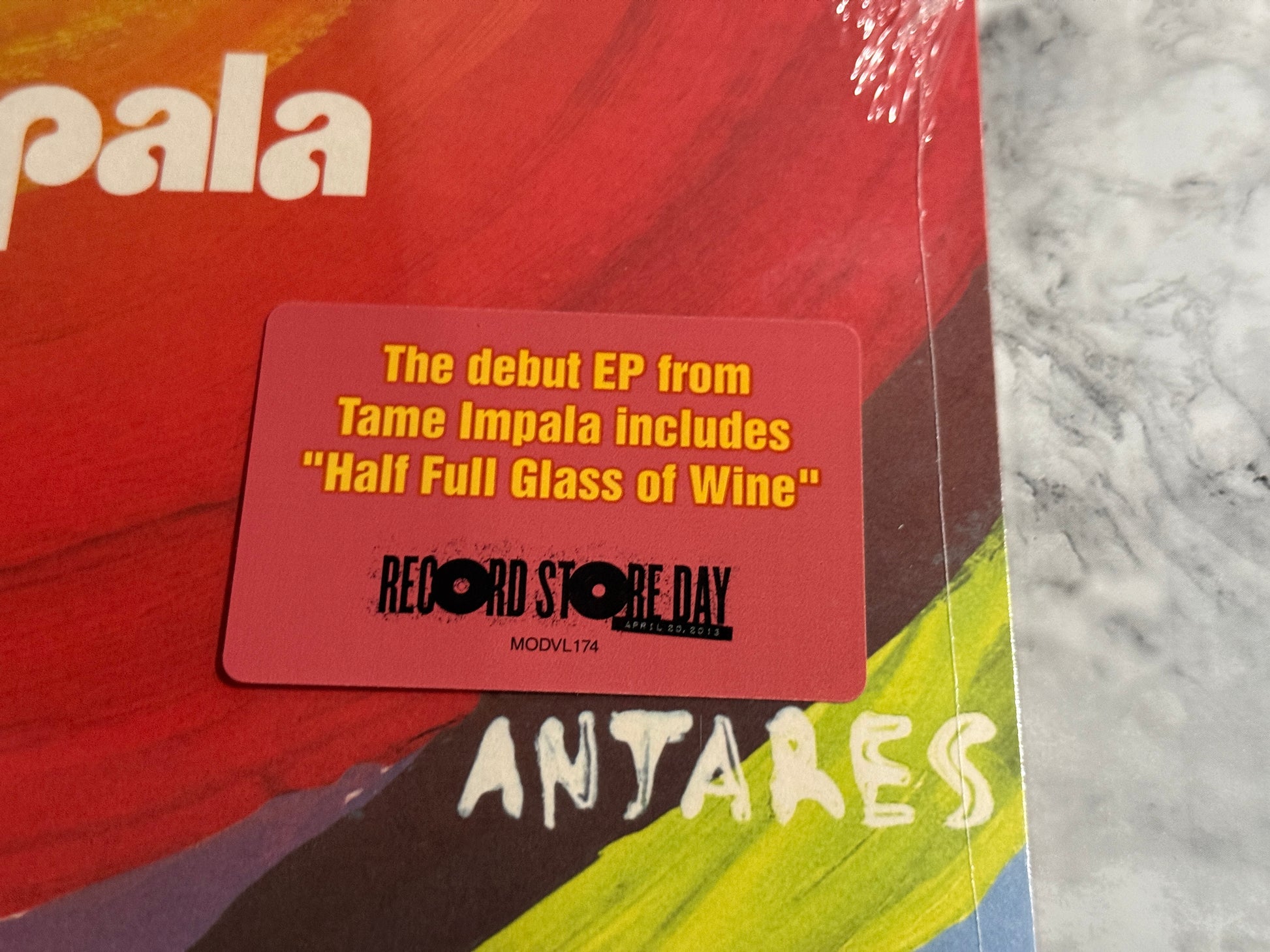 Tame Impala EP LP 2013 SEALED! RECORD STORE DAY Modular MODVL174 Half Full Glass