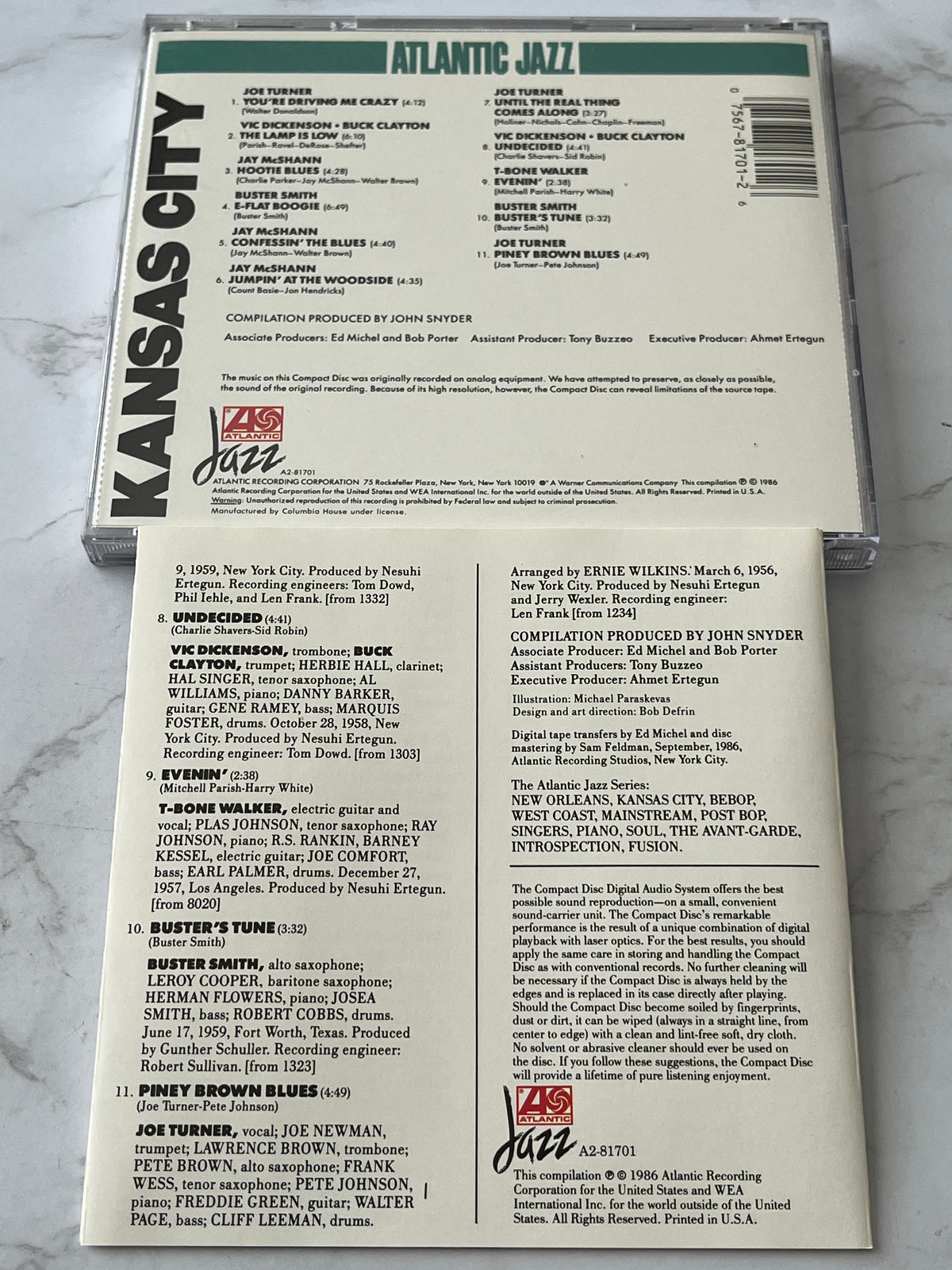 Atlantic Jazz: Kansas City (1986)