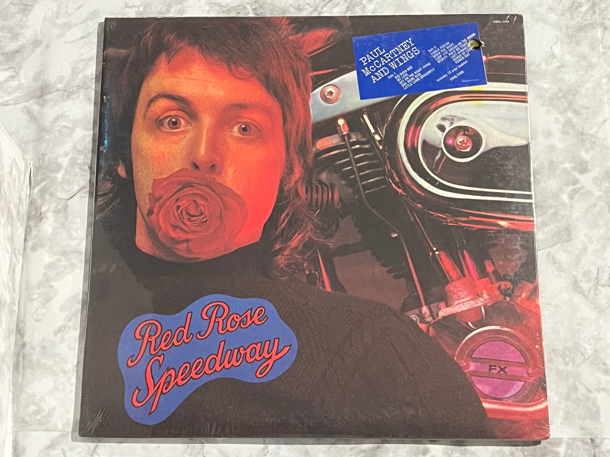 Paul McCartney & Wings Red Rose Speedway LP 1973 SEALED! Apple SMAL-3409 RARE!