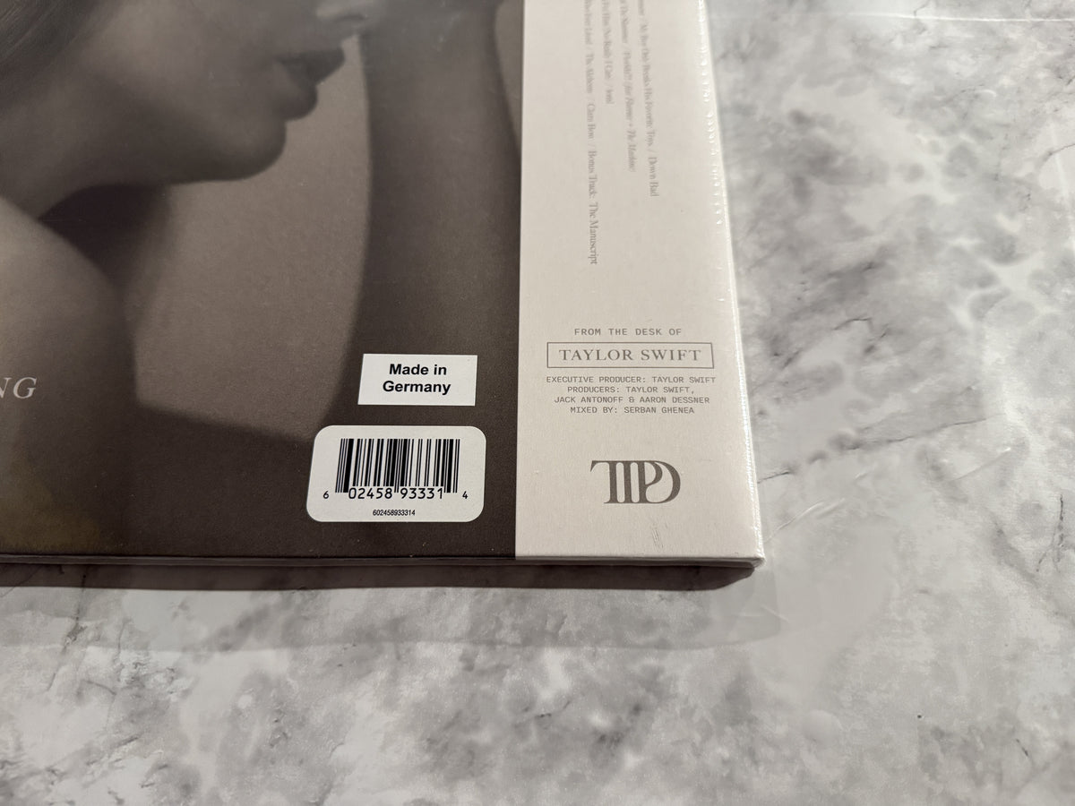 Taylor Swift Tortured Poets Department Manuscript 2 LP SEALED! White Ghost Vinyl