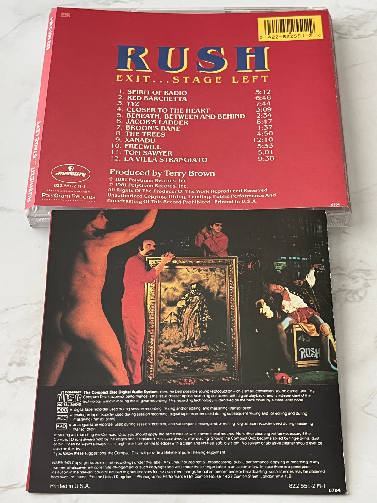 Rush – Exit... Stage Left