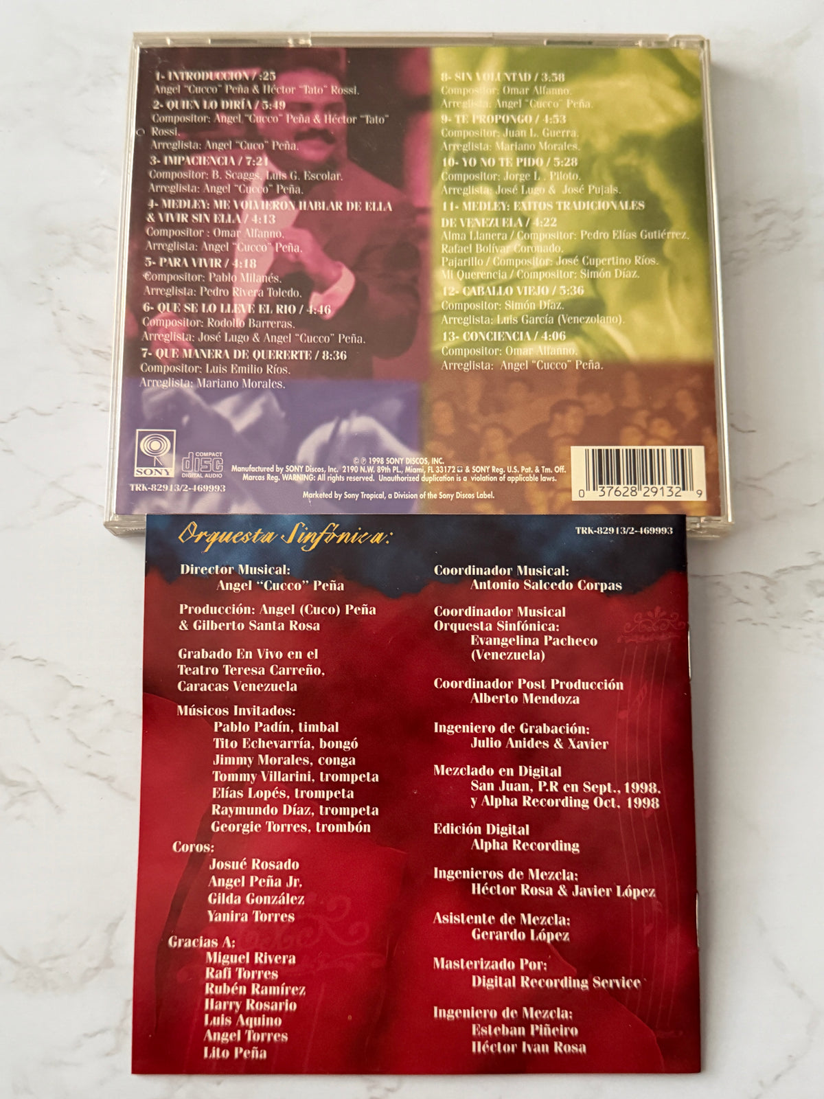 Gilberto Santa Rosa – Salsa Sinfonica - En Vivo Teatro Teresa Carreno Caracas (1998)