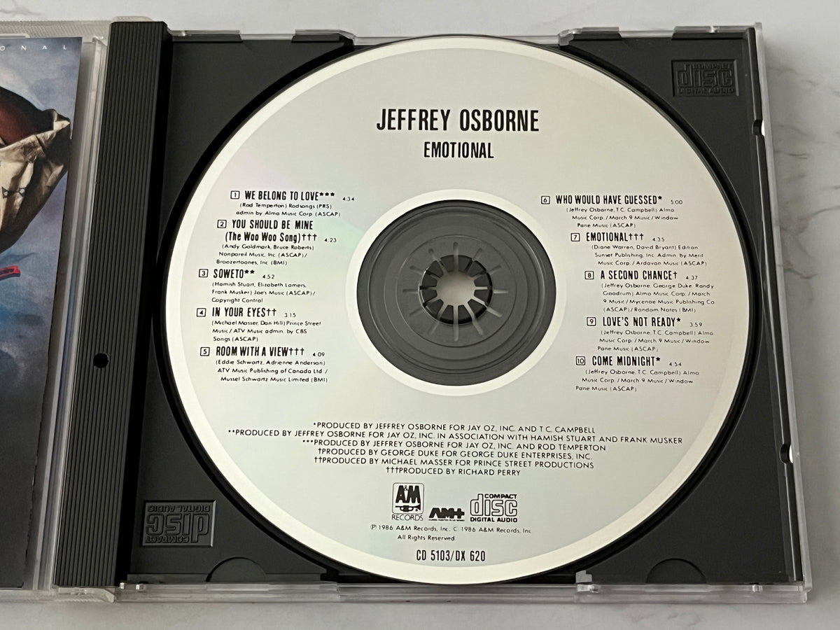Jeffrey Osborne – Emotional (1986) [DADC PRESS]