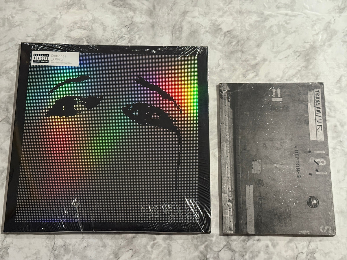 Deftones Ohms LP LIMITED Ed. CLEAR VINYL + Zine SEALED! 2020 COMPLETE RARE! OOP!