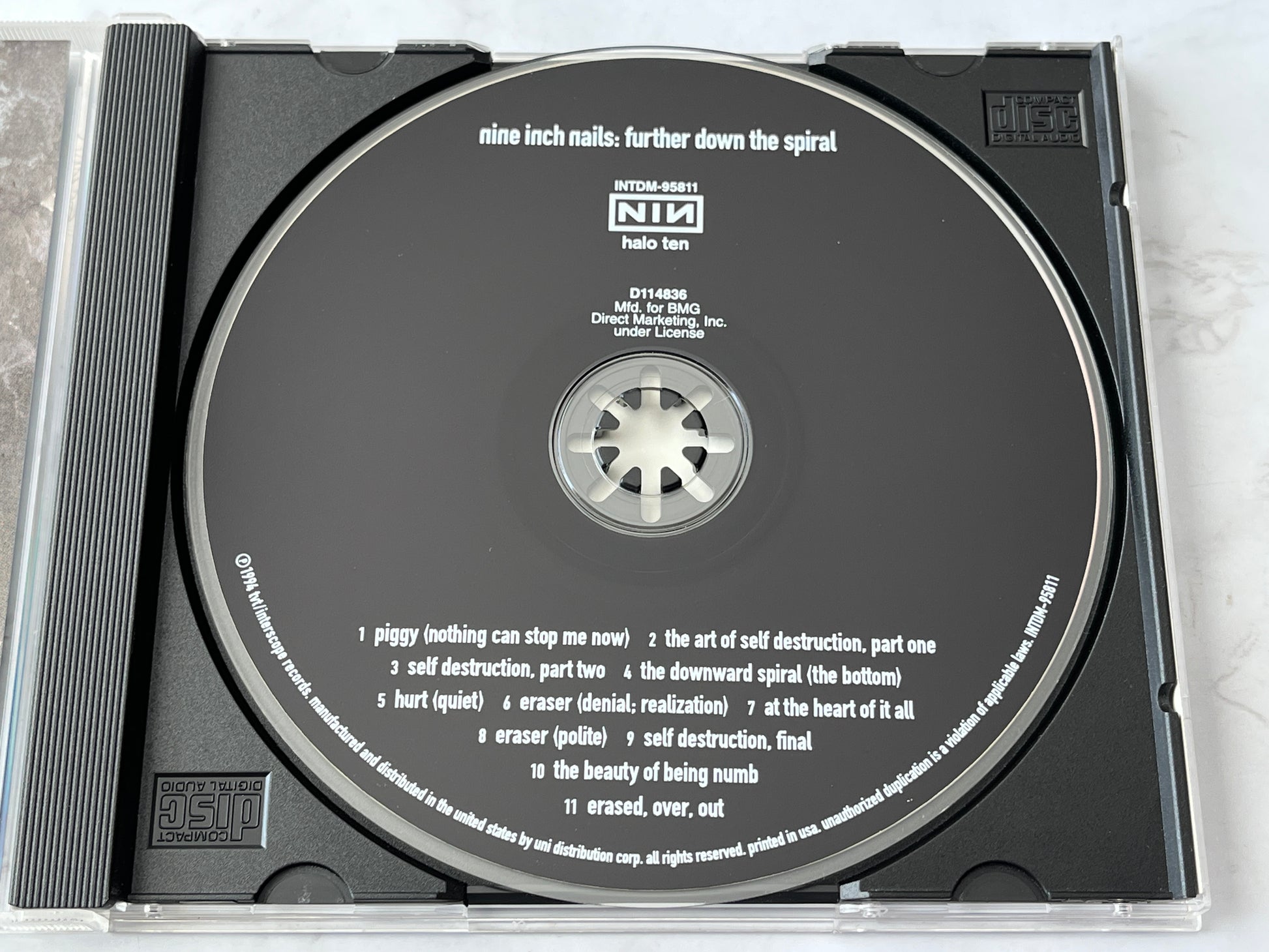 Nine Inch Nails – Further Down The Spiral (1995)