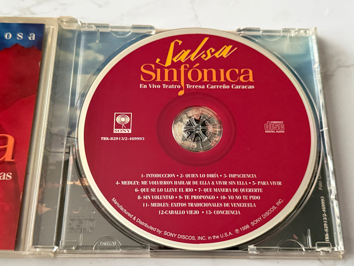 Gilberto Santa Rosa – Salsa Sinfonica - En Vivo Teatro Teresa Carreno Caracas (1998)