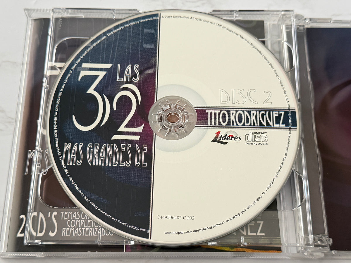 Tito Rodriguez – Las 32 Mas Grandes De Tito Rodriguez (2-CD Set) (2004)