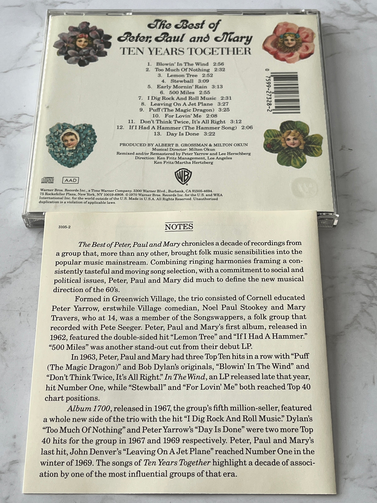 Peter, Paul And Mary – Ten Years Together: The Best Of (1970)