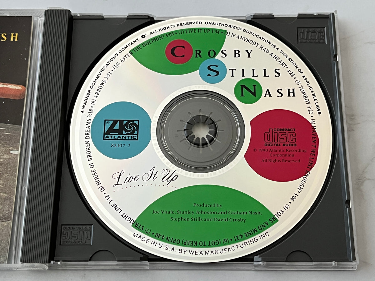 Crosby, Stills & Nash – Live It Up (1990)