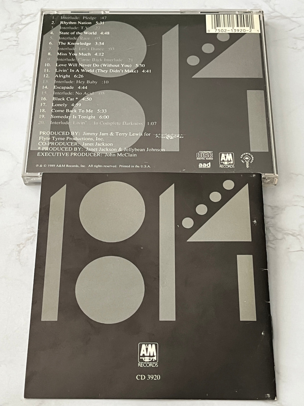 Janet Jackson – Rhythm Nation 1814 (1989) [DADC PRESS]