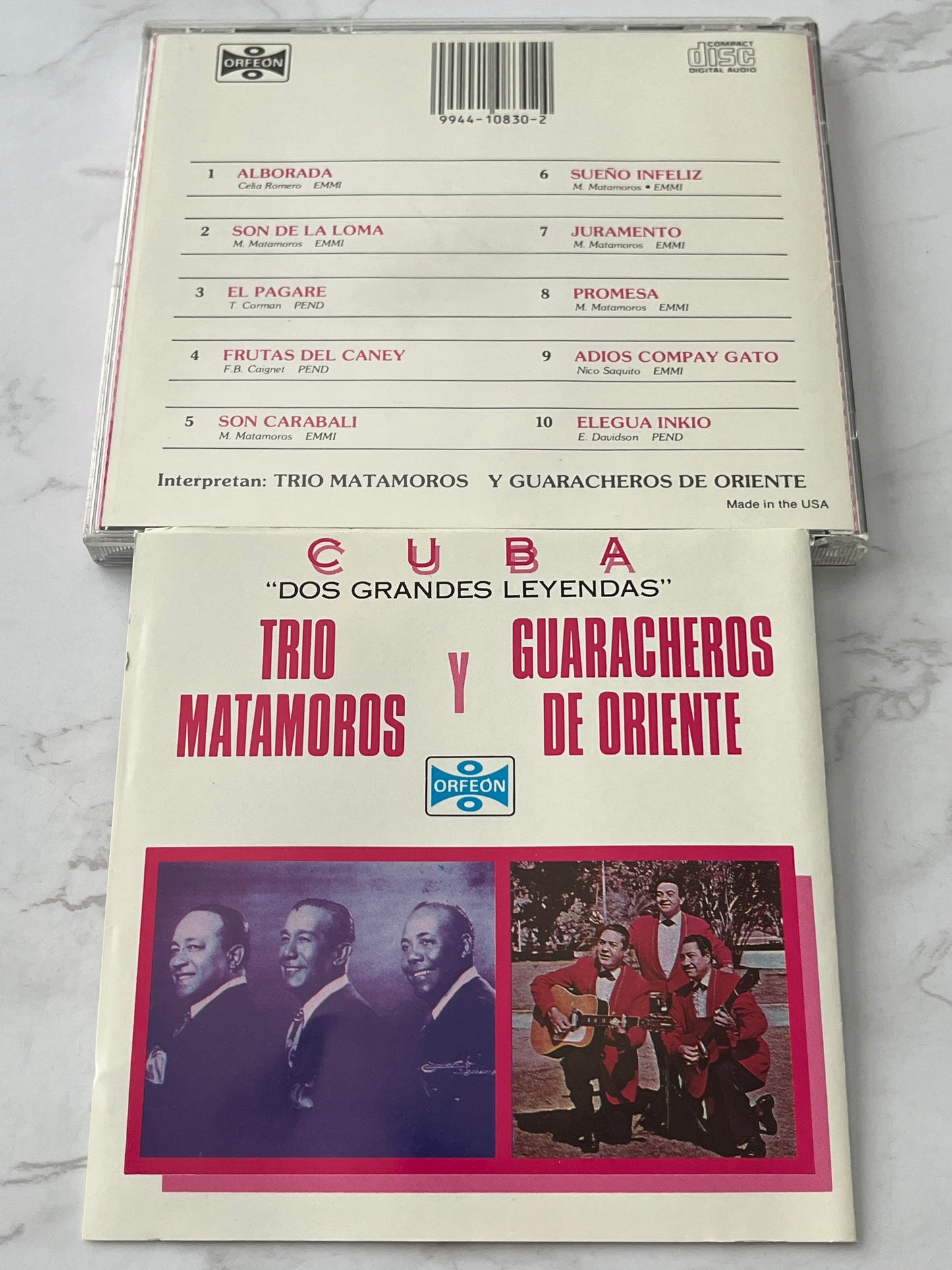 Trio Matamoros Y Guaracheros De Oriente – Cuba: Dos Grandes Leyendas Vol. II [CANADA PRESS]