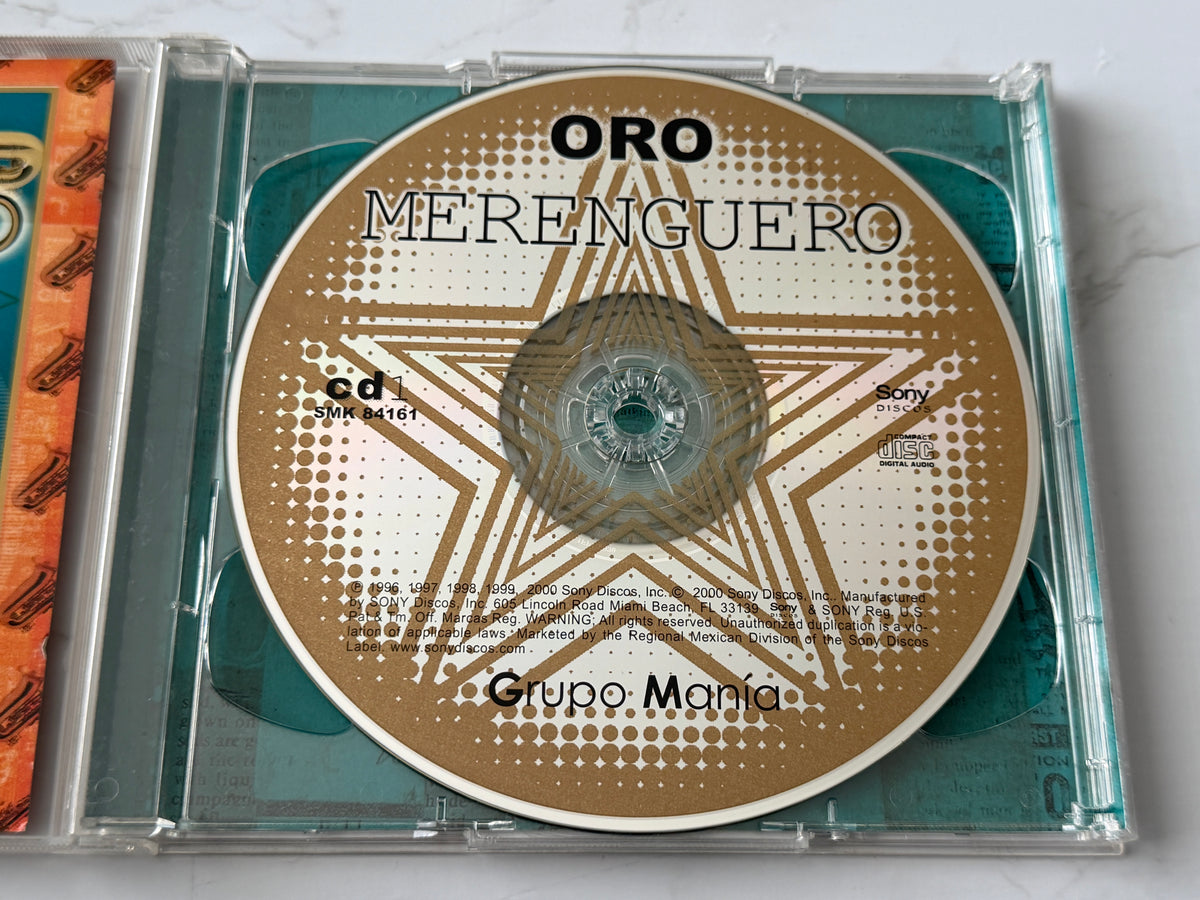 Grupo Mania – Oro Merenguero (2-CD Set) (2000)
