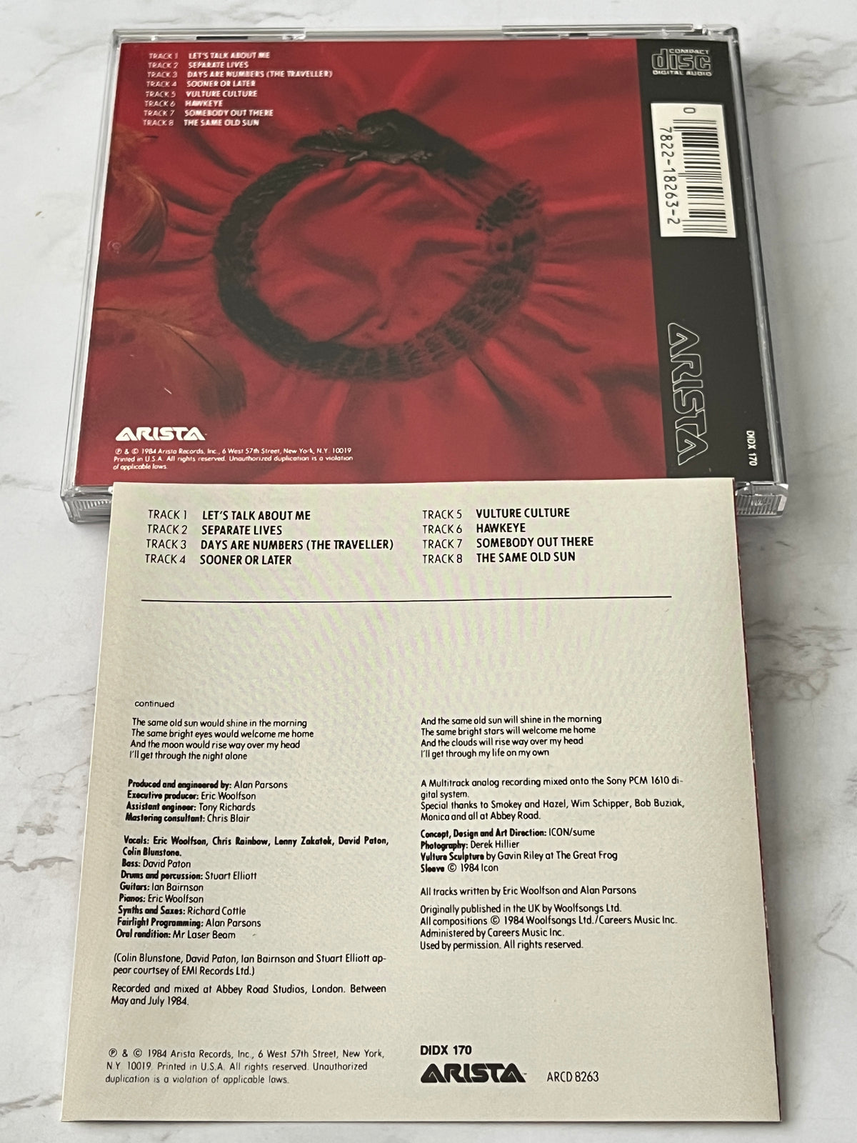 The Alan Parsons Project – Vulture Culture (1985)