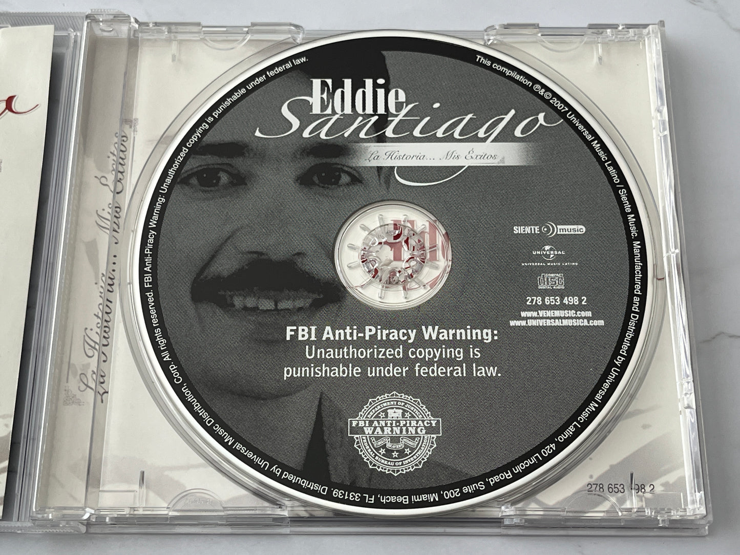 Eddie Santiago – La Historia... Mis Éxitos (2007)