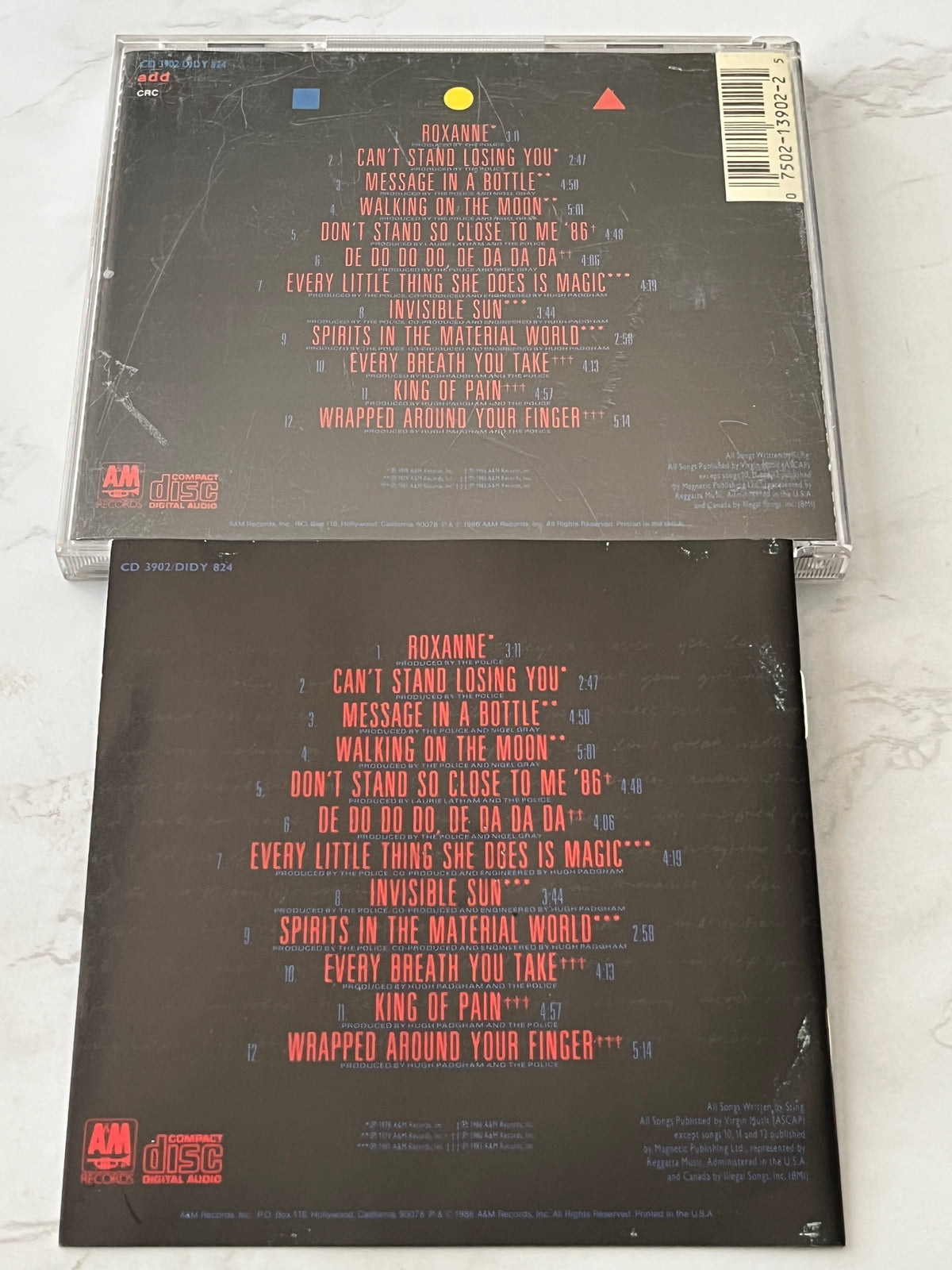The Police – Every Breath You Take: The Singles (1986) [CANADA PRESS]