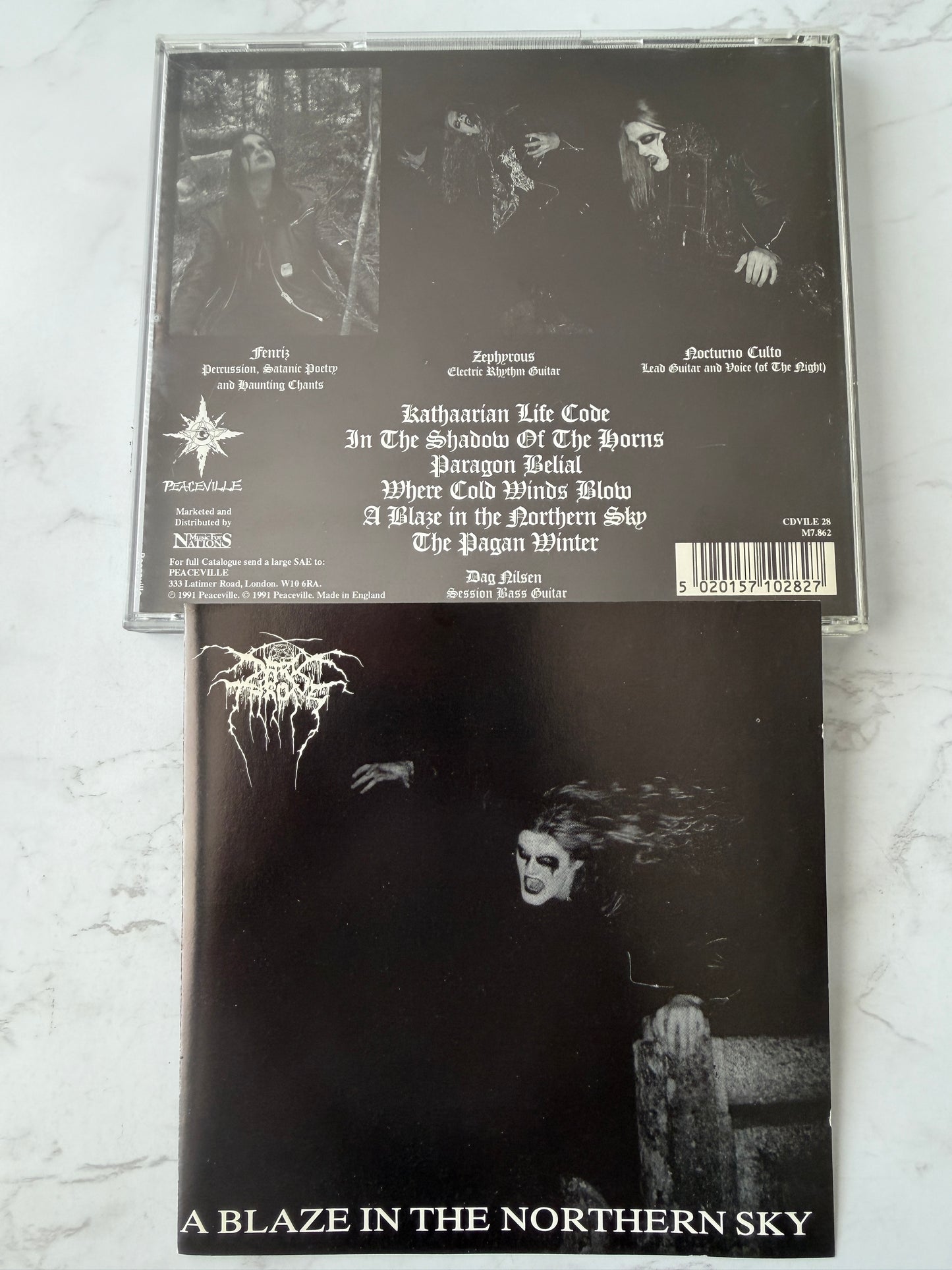 Darkthrone – A Blaze In The Northern Sky (1992) [UK PRESS]