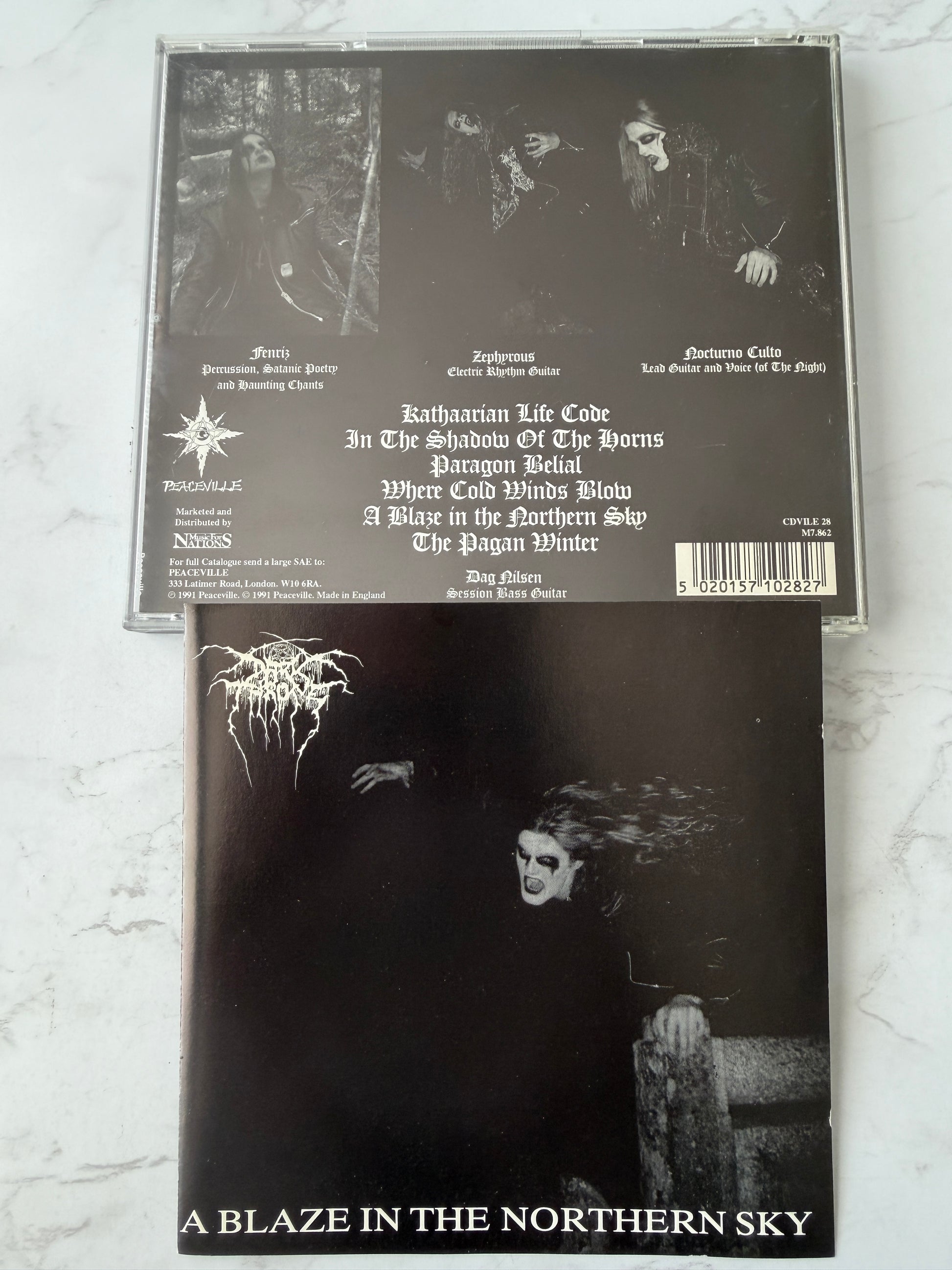 Darkthrone – A Blaze In The Northern Sky (1992) [UK PRESS]