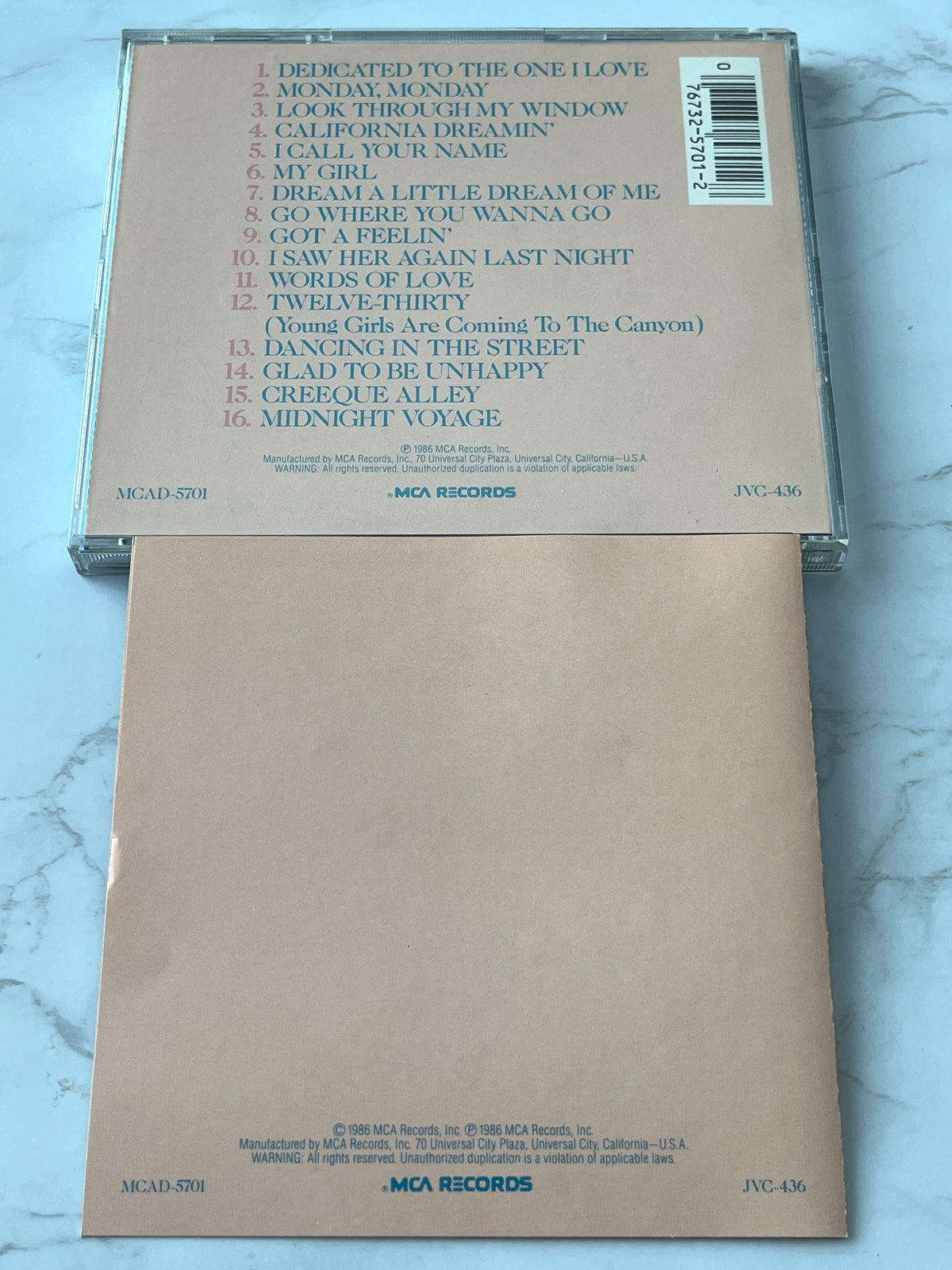 The Mamas & The Papas – 16 Of Their Greatest Hits (1985)