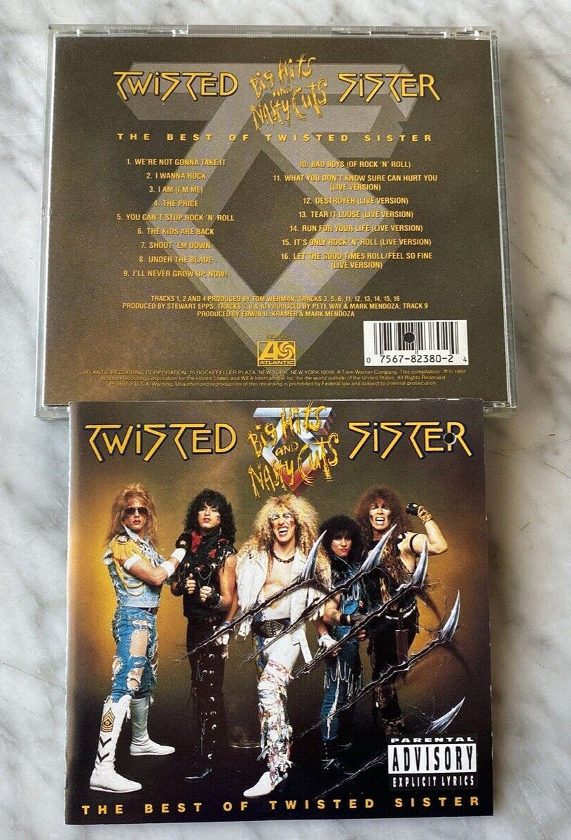 Twisted Sister – Big Hits And Nasty Cuts (Promo) [ORIGINAL USA PRESS]