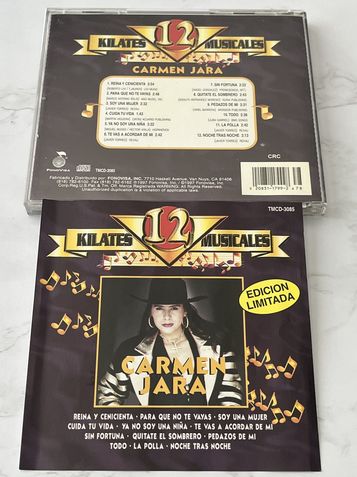 Carmen Jara – 12 Kilates Musicales (1997) [ORIGINAL USA PRESS]