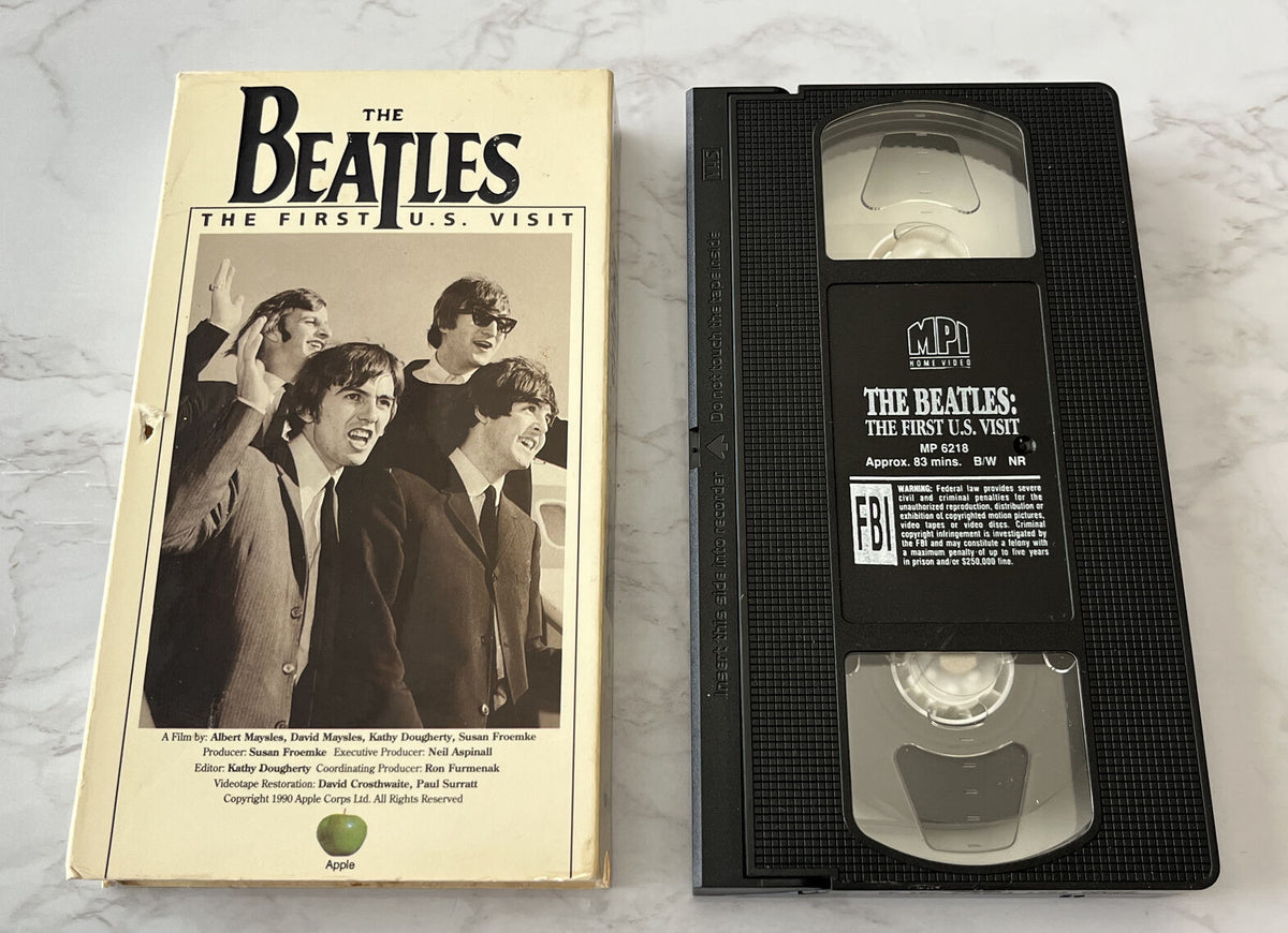 The Beatles The First U.S. Visit VHS 1991 Apple MP 6218 Paul McCartney