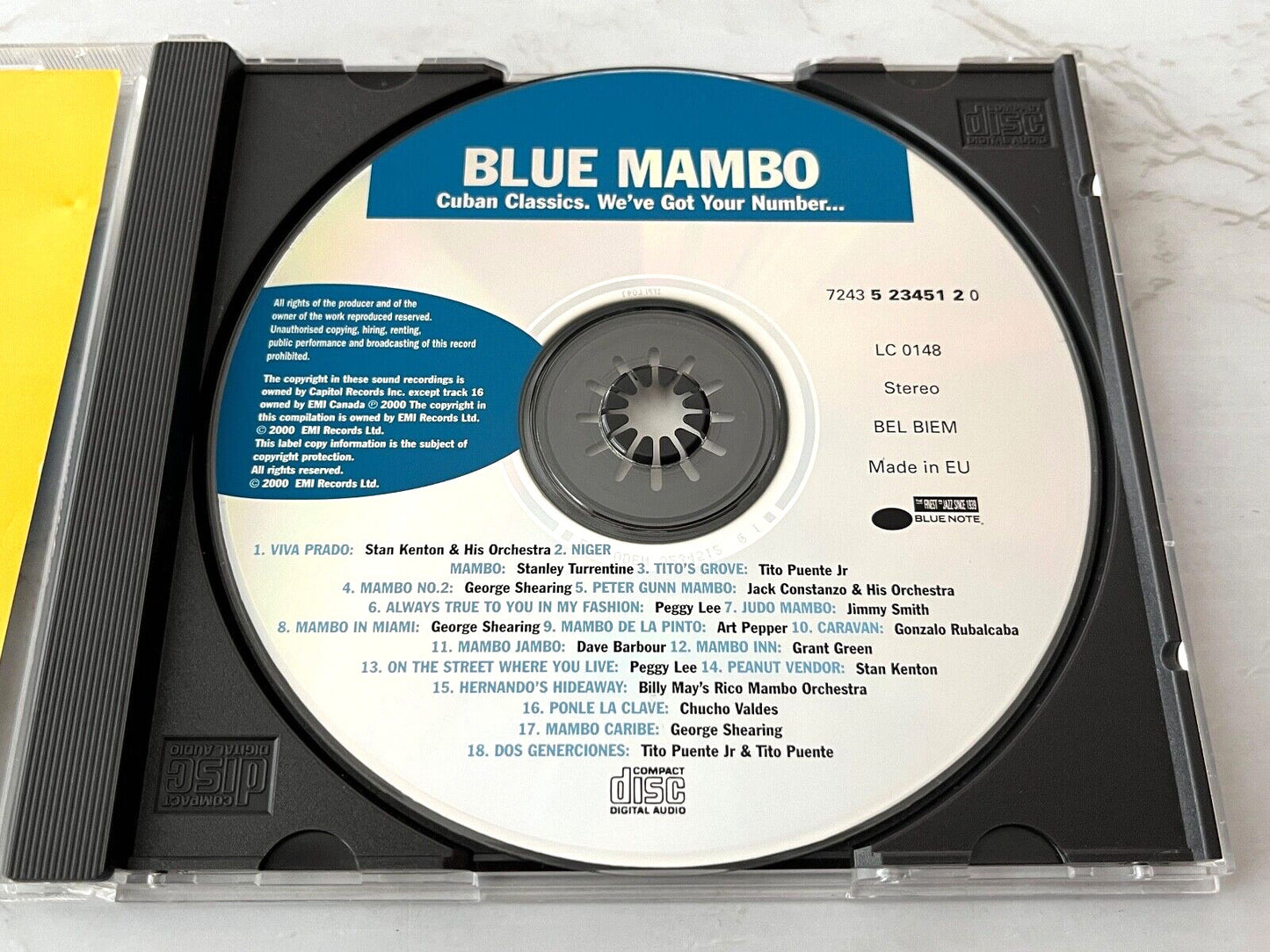 Grant Green, Peggy Lee, Stan Kenton, Tito Puente, Various – Blue Mambo (2000) [UK PRESS]