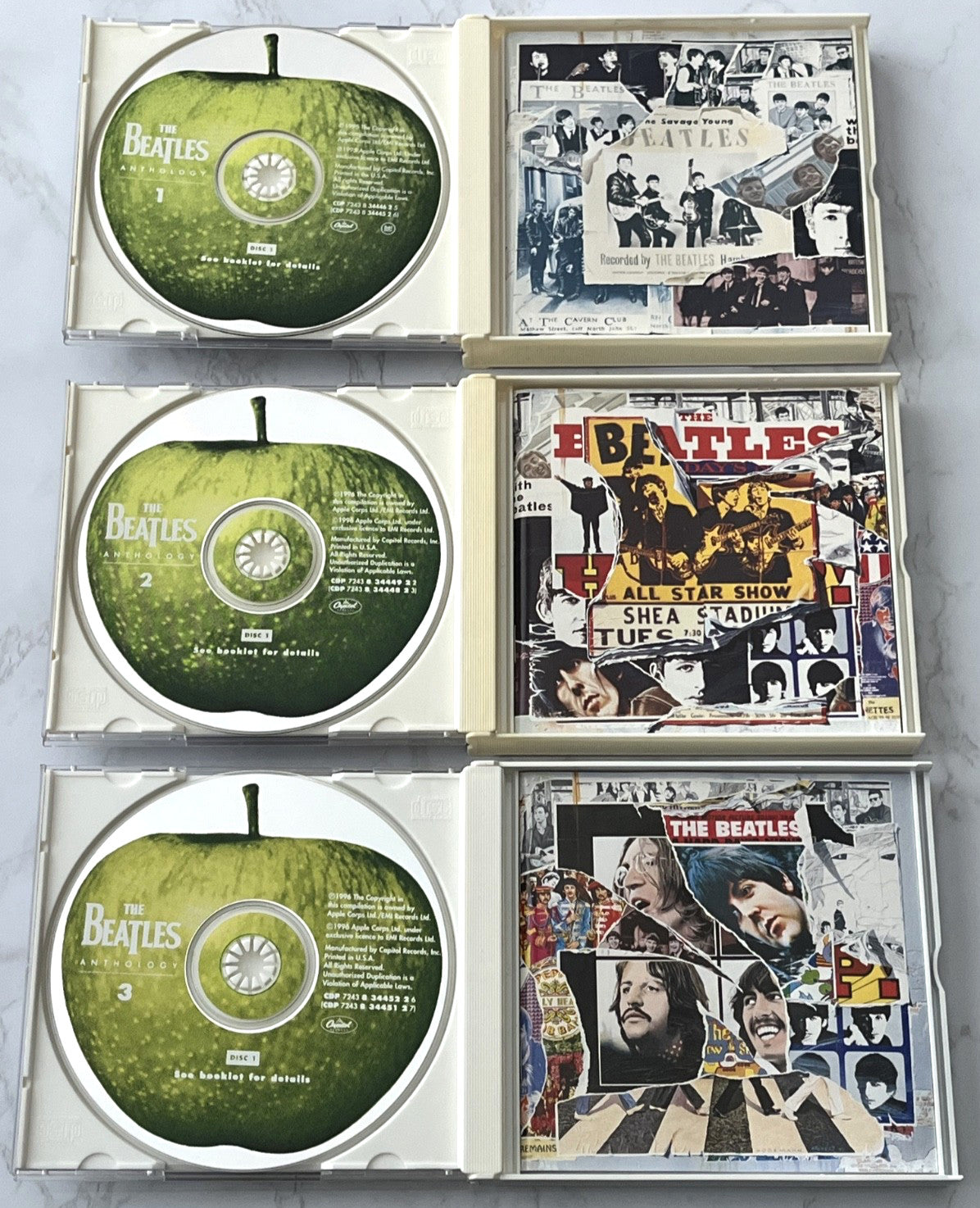 The Beatles – Anthology 1-3 6 (1995) [ORIGINAL USA PRESS]