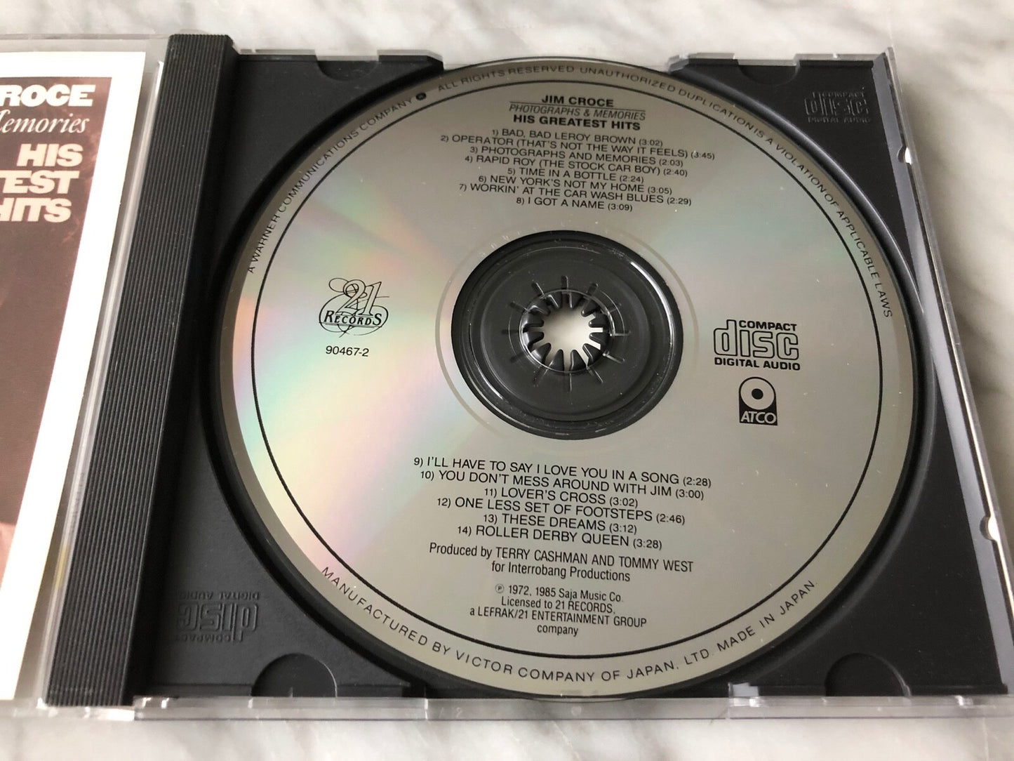 Jim Croce – Photographs & Memories His GREATEST HITS